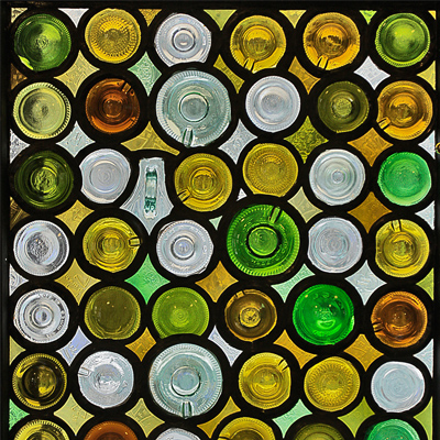 COLLECTION OF THE STAINED GLASS FOR THE RESTAURANT „U MILOSRDNÝCH“, PRAGUE – OLD TOWN, ARTIST: PETR COUFAL, : 2010/2012